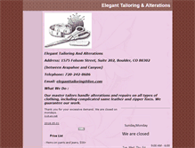 Tablet Screenshot of eleganttailoring.net